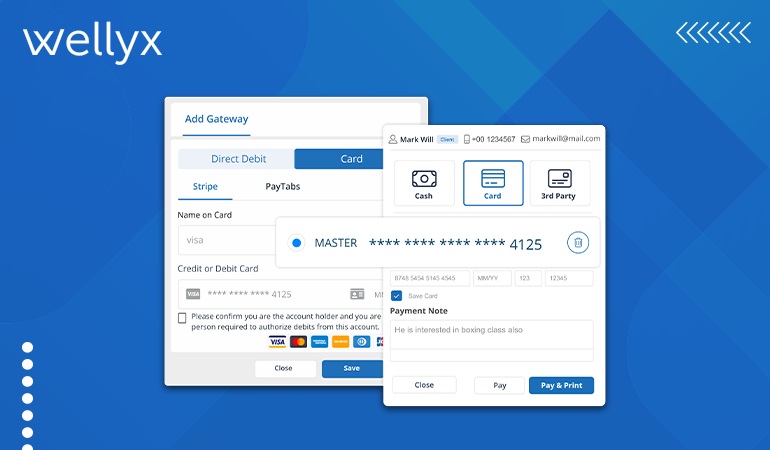 Payment Methods Offered by Wellyx