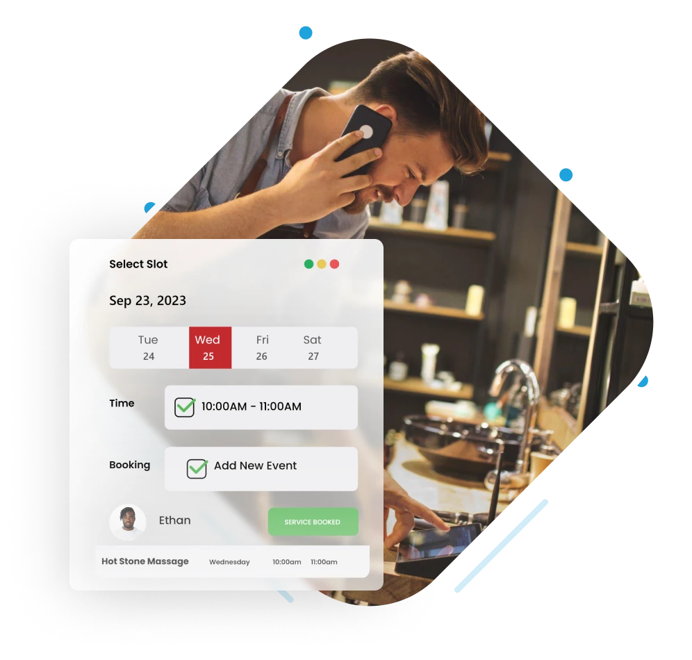 Barbershop software for easy appointments