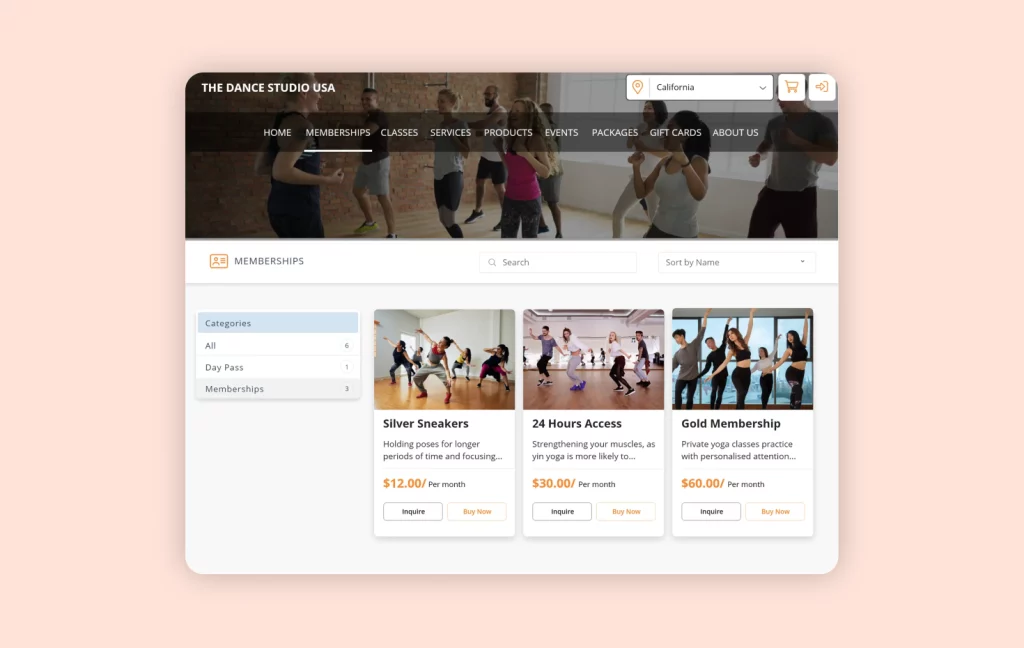 Wellyx app for dance studios